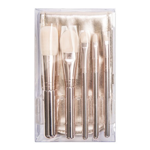 2686 5-pc make up brush w/cosmetic bag set