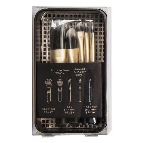 2689BD/PD 5-pc make up brush w/ metal box set