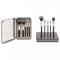 8307 5-pc make up brush set w/ metal box
